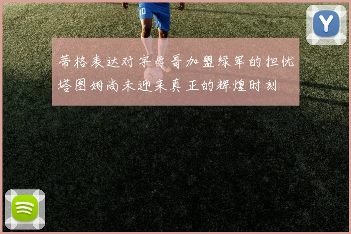 蒂格表达对字母哥加盟绿军的担忧塔图姆尚未迎来真正的辉煌时刻